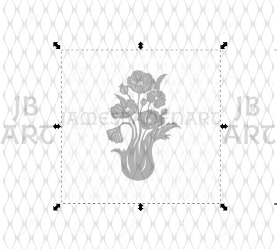 Poppy Dfx File Poppy Bunch SVG PNG DXF Cut File for Cnc Plasma Cutting, Routing ...