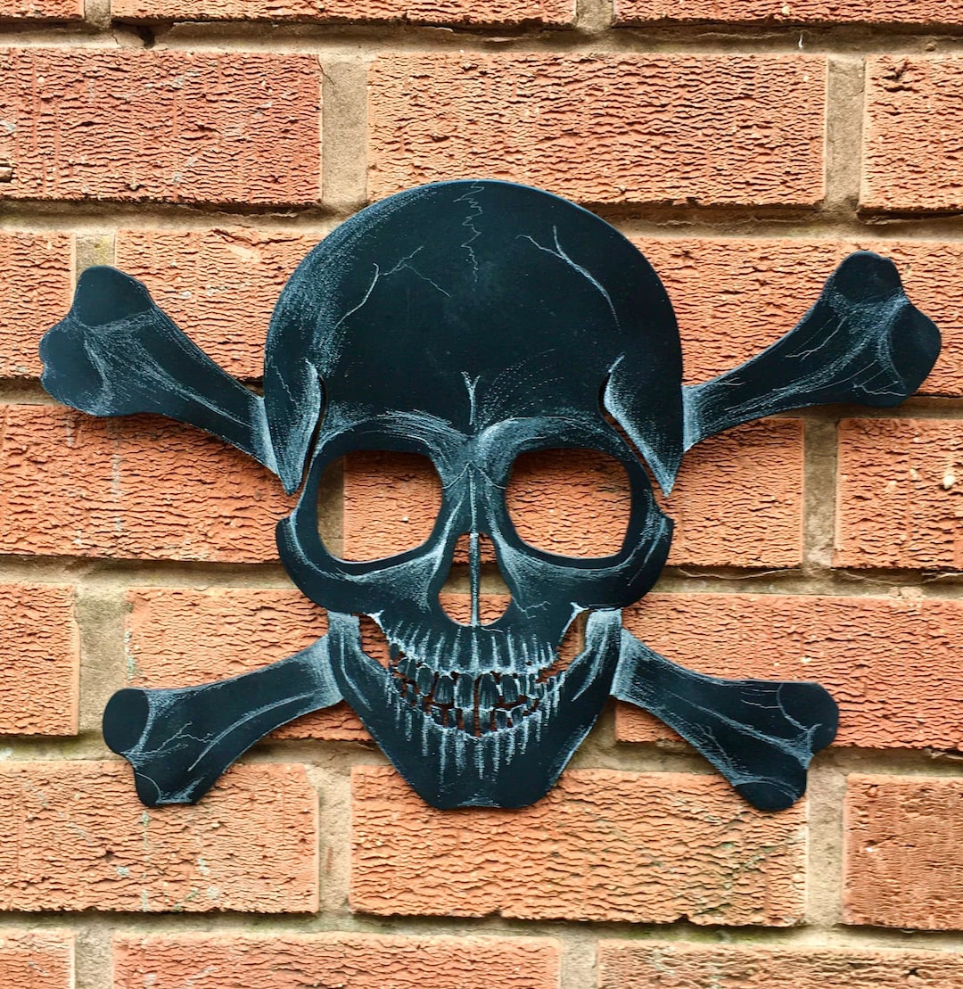 Skull And Crossbones Svg Png Dxf Cut File For Cnc Plasma Cutting