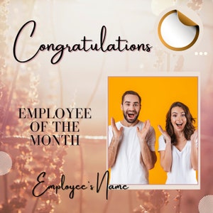 Digital Employee of the Month Banner