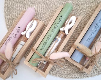 Taufe Geldgeschenk Taufgeschenk mit Fisch Reagenzglas Geschenkset für Mädchen und Jungen zur heiligen Taufe