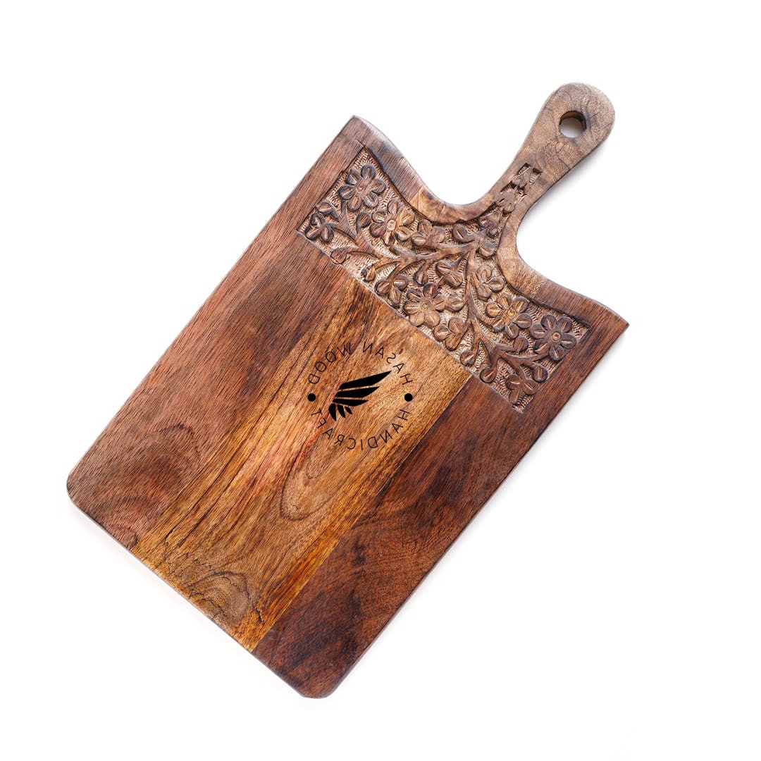 Mango Wood Carving Design Chopping Board for Chopping Etsy