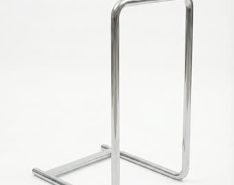 Nowoczesny modułowy chromowany wspornik sofy | Minimalistyczny uchwyt na oparcie poduszki do sof stojących na podłodze | Eleganckie okucia meblowe w stylu industrialnym