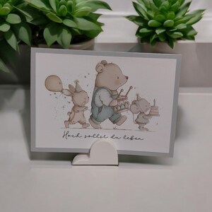 Tarjeta de felicitación fiesta de cumpleaños pandilla cumpleaños infantil