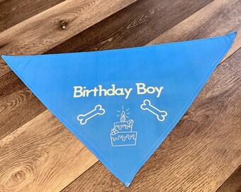 Birthday Boy Bandana