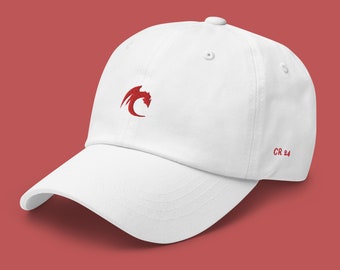 RED DRAGON HAT - White