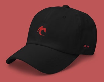RED DRAGON HAT - Black