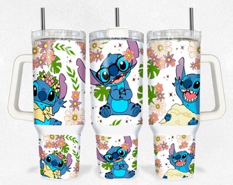 Magische snacks 40 oz beker wrap png, stripfiguren 2 stuks 40 oz beker png, lente cartoon 40 oz beker png sublimatieontwerp