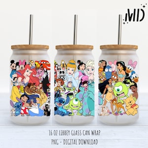Magical Princess png, Snacks libbey 16oz, Halloween Tumbler Wrap 16oz