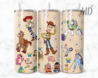 Story Friends Tumbler Wrap - 20oz Straight Skinny Wrap - Sublimation Design - Sublimation Design Digital Download - PNG