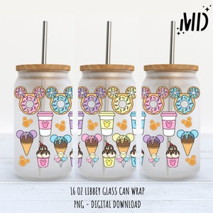 Magical Snacks png, Snacks libbey 16oz, Halloween Tumbler Wrap 16oz