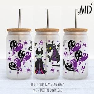 Schurken Libbey 16oz, Schurken Glasdose 16oz, Halloween Libbey 16oz