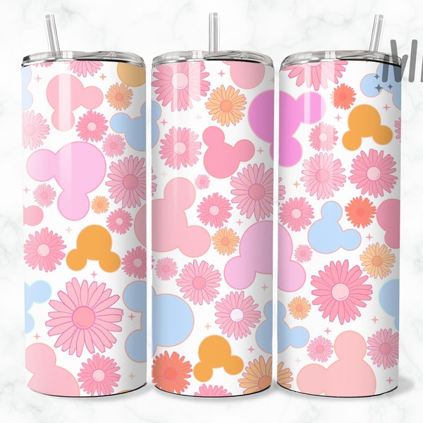 Spring Tumbler 20oz, Mouse Skinny Tumbler 20oz, Magical Tumbler 20oz