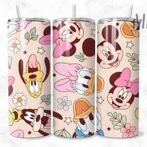 Spring Tumbler 20oz, Mouse Skinny Tumbler 20oz, Magical Tumbler 20oz