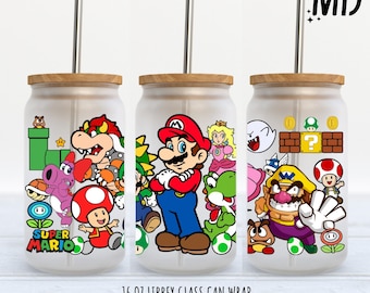 Cartoon Libbey 16oz, Super Cartoon Glass Can 16oz