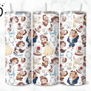 Vaso mágico de princesa Libbey de 16 oz, vaso mágico delgado de 20 oz, envoltorio para vaso de princesa de 20 oz