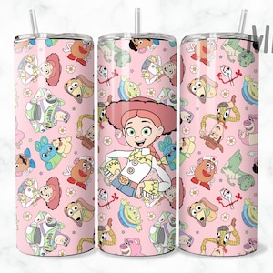 Story Friends Tumbler Wrap - 20oz Straight Skinny Wrap - Sublimation Design - Sublimation Design Digital Download - PNG