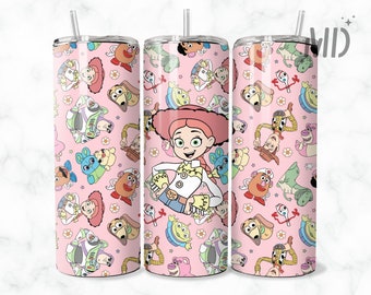 Story Friends Tumbler Wrap - 20oz Straight Skinny Wrap - Sublimation Design - Sublimation Design Digital Download - PNG