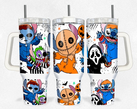 Halloween Magical Snacks 40oz Tumbler Wrap Png, Horror Tumbler 40oz PNG, Cartoon 40oz Tumbler Png Sublimation Design