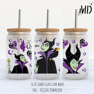 Villains Libbey 16oz, Villains Glass Can 16oz, Halloween Libbey 16oz