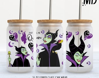 Villains Libbey 16oz, Villains Glass Can 16oz, Halloween Libbey 16oz