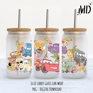 Summer Cars Libbey 16oz - Sublimation Design - Sublimation Design Digital Download - PNG