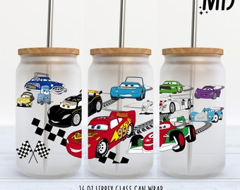 Cars Libbey 16oz - Diseño de sublimación - Diseño de sublimación Descarga digital - PNG