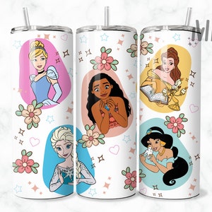 Magical Princess libbey 16oz, Magical Skinny Tumbler 20oz Design, Princess Tumbler Wrap 20oz