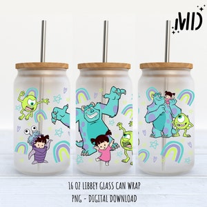 Monsters Libbey 16oz - Sublimationsdesign - Sublimationsdesign Digitaler Download - PNG