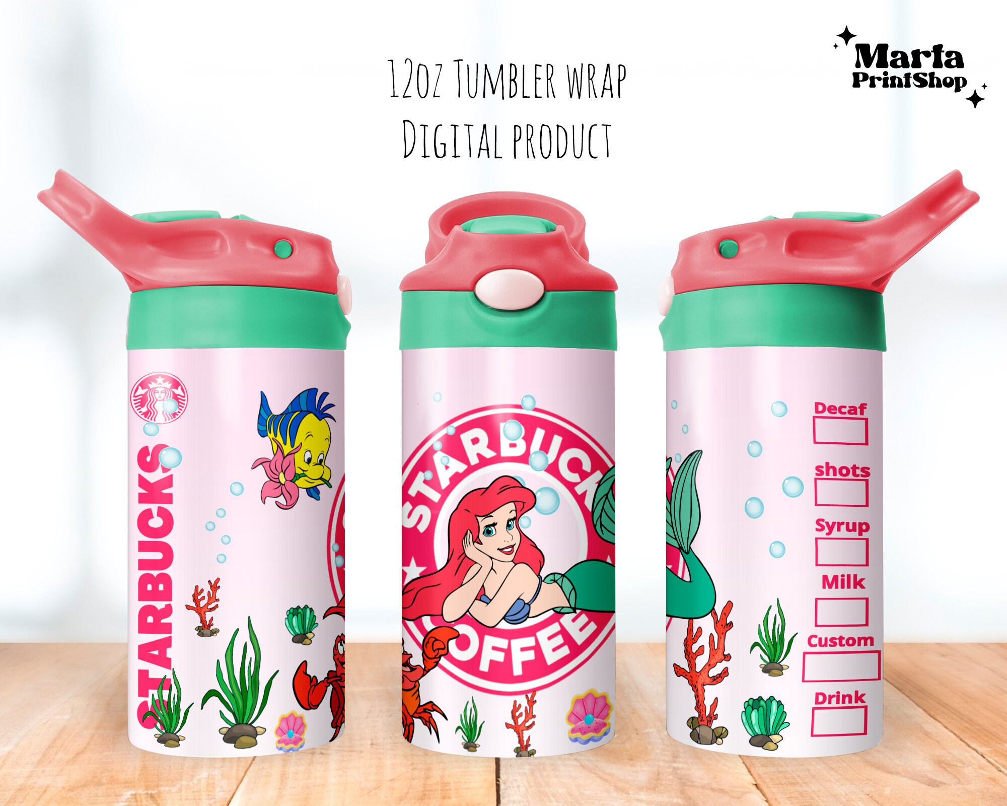 Magical Princess Tumbler png, Sippy Cup 12oz, Magical Girly Flip Top Tumbler 12oz