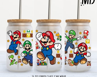 Cartoon Libbey 16oz, Super Cartoon Glass Can 16oz