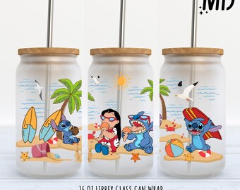Flor de Verano Libbey 16 oz, Lata de Vidrio de Flores 16oz, Vaso de Flores de Verano
