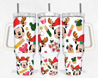 Magical Snacks 40oz Tumbler Wrap Png, Cartoon Characters 2 pieces 40 oz Tumbler Png, Spring Cartoon 40oz Tumbler Png Sublimation Design