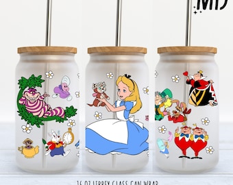 Frühling Libbey 16 Unzen, Blumenglasdose 16 Unzen, Wunderland Libbey PNG Becher