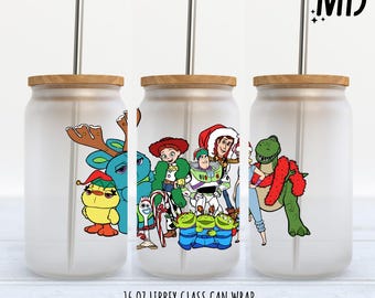 Story Friends Libbey 473 ml Wrap - Sublimeringsdesign - Story Friends burkglas 473 ml - Sublimeringsdesign digital nedladdning - PNG