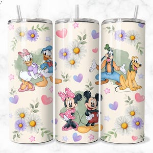 Magical Spring Tumbler Wrap - Retro 20oz Straight Skinny Wrap - Sublimation Design - Sublimation Design Digital Download - PNG
