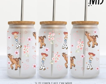 Story Friends Libbey 16oz Wrap - Sublimation Design - Story Friends Can Glass 16oz - Sublimation Design Digital Download - PNG