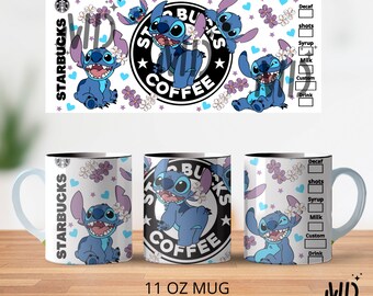 Magical Mug 11oz, Cute Spring Flower Design for Coffe Mug 11oz PNG