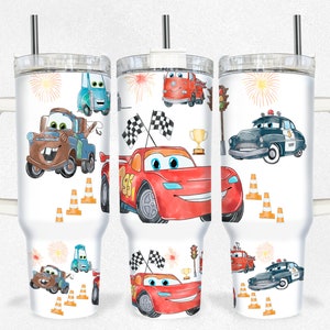 Cars Libbey 40z Tumbler- Sublimation Design - 40oz Tumbler Sublimation Design Digital Download - PNG