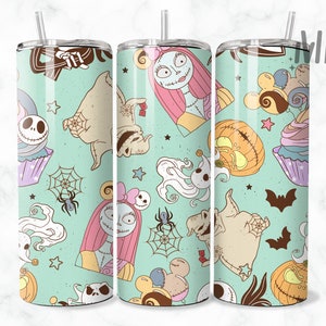Horror png, Sally Halloween Skinny Tumbler 20 oz, Jack Halloween Tumbler Wrap 20oz, Addams Halloween Tumbler Wrap 20oz