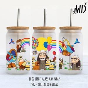 Cartoon Libbey 16oz - Sublimation Design - Sublimation Design Digital Download - PNG