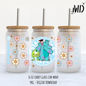 Monsters Libbey 16oz - Sublimation Design - Sublimation Design Digital Download - PNG