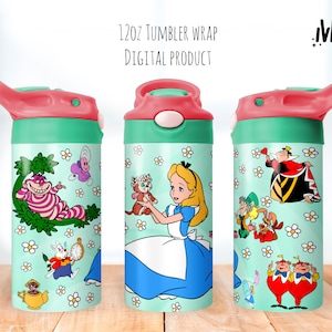 Spring Princess 12oz Sippy Cup Sublimation Designs Digital Download, 12oz Tumbler Wrap PNG, Cute Sippy Cup Wrap, Kids Water Bottle