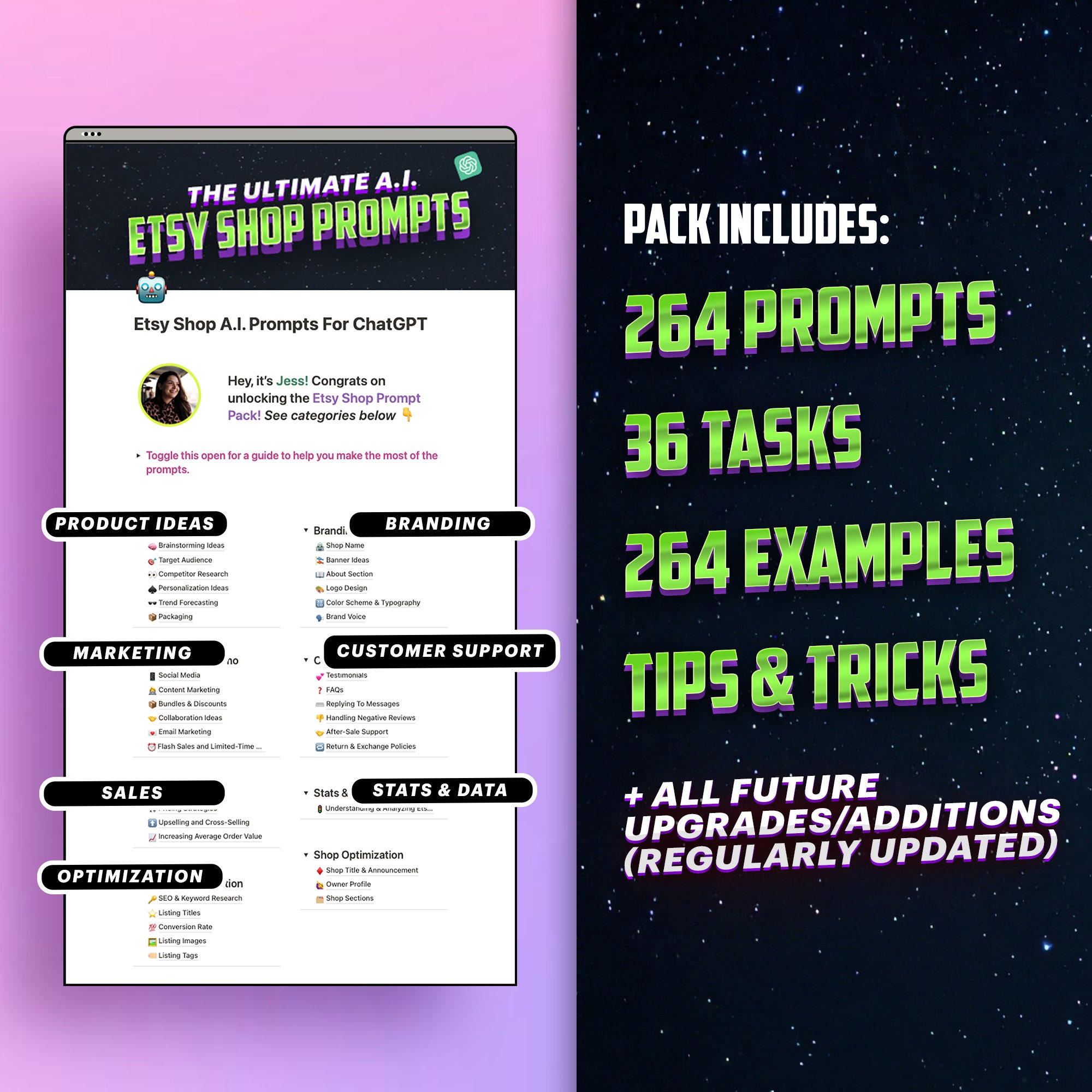 Chatgpt Prompts for Etsy Shop, Etsy Shop AI Prompts, Chatgpt Etsy Seller Prompts, Chatgpt ...