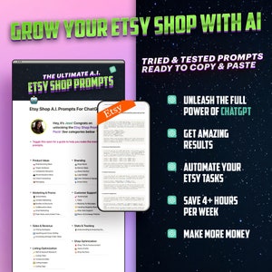 AI prompts for Etsy Sellers