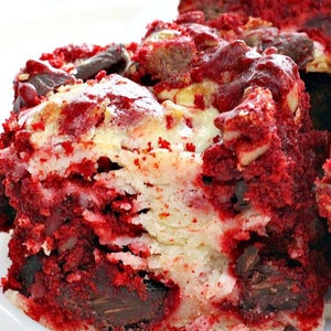 Red Velvet Cream Cheese Brownies