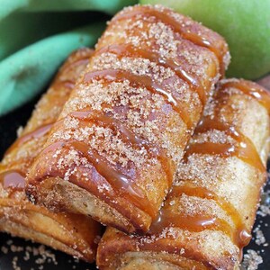 Caramel Apple Chimichangas Dessert Download Recipe PDF