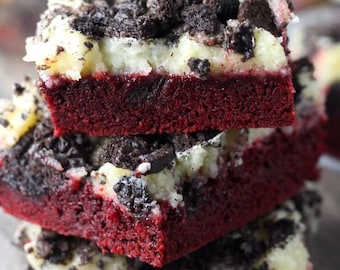 Cookies and Cream Red Velvet Bars Download