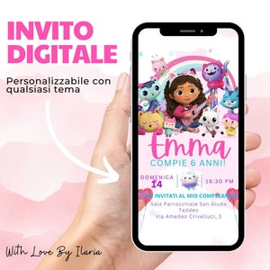 Invito Digitale per compleanno, battesimo, feste ed eventi.