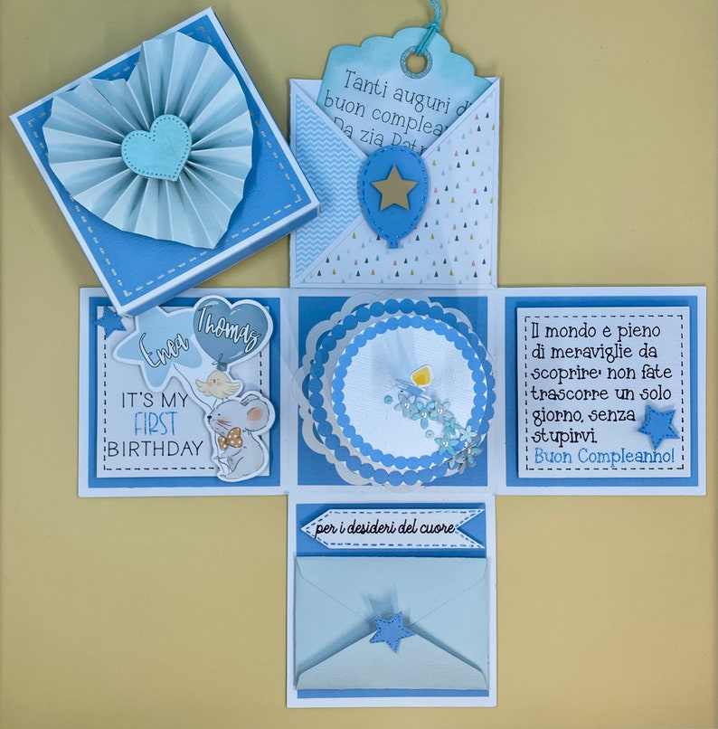 Personalized cake Explosion Box Gift Box Etsy UK