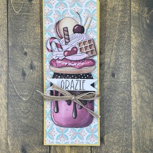 Carte de voeux "Pâtisserie" - carte de remerciement, anniversaire, fête et événement.